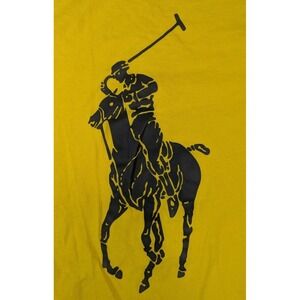 Polo Ralph Lauren Size 2XB Men's Big Pony T-Shirt Yellow